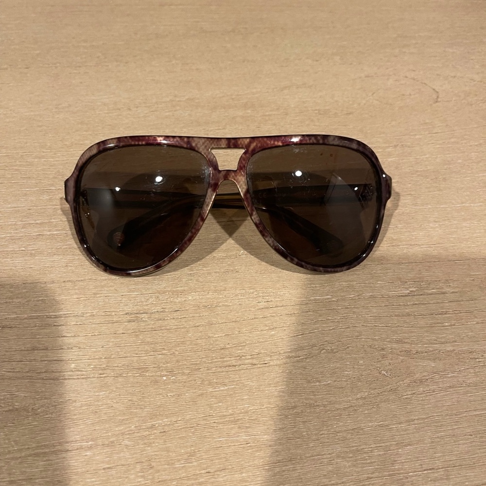 Henri Bendel oversize aviator sunglasses